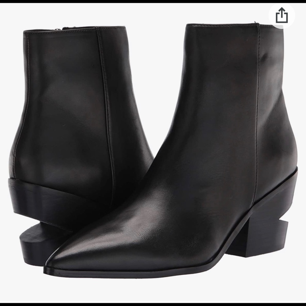 Steve Madden Black Ankle Boots